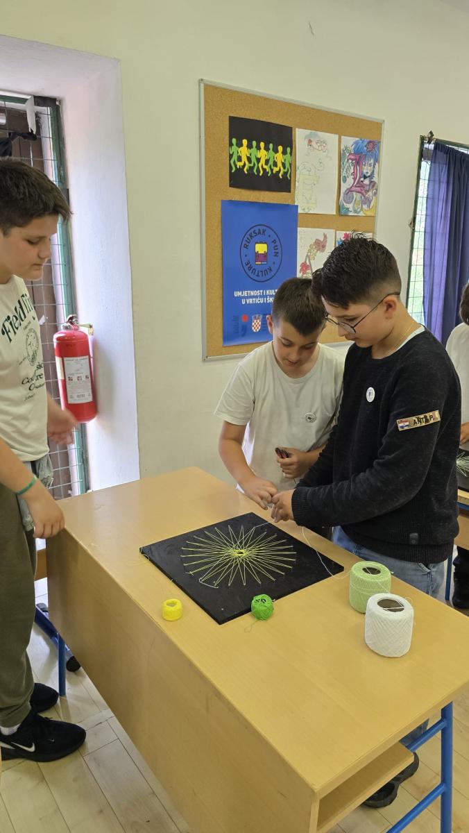 MatemA(R)Tika u OŠ Vrpolje: matematika, umjetnost i hrvatska čipka u rukama učenika
