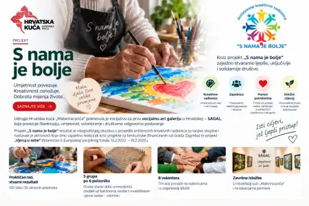 „S nama je bolje“ – kreativnošću do uključivanja i pomaganja drugima