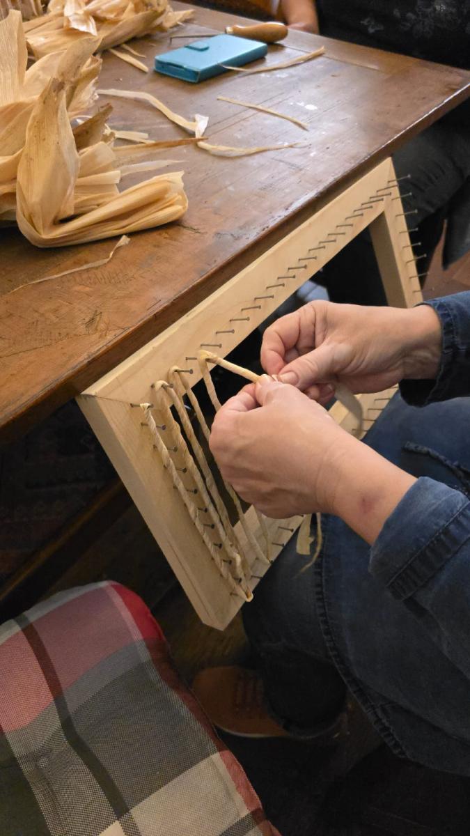 Radionica izrade predmeta od komušine powered by #JANAF