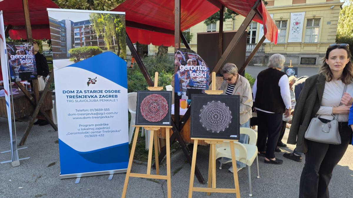 Hrvatska kuća „Materina priča” obilježila Međunarodni dan starijih osoba izradom velike umjetničke instalacije