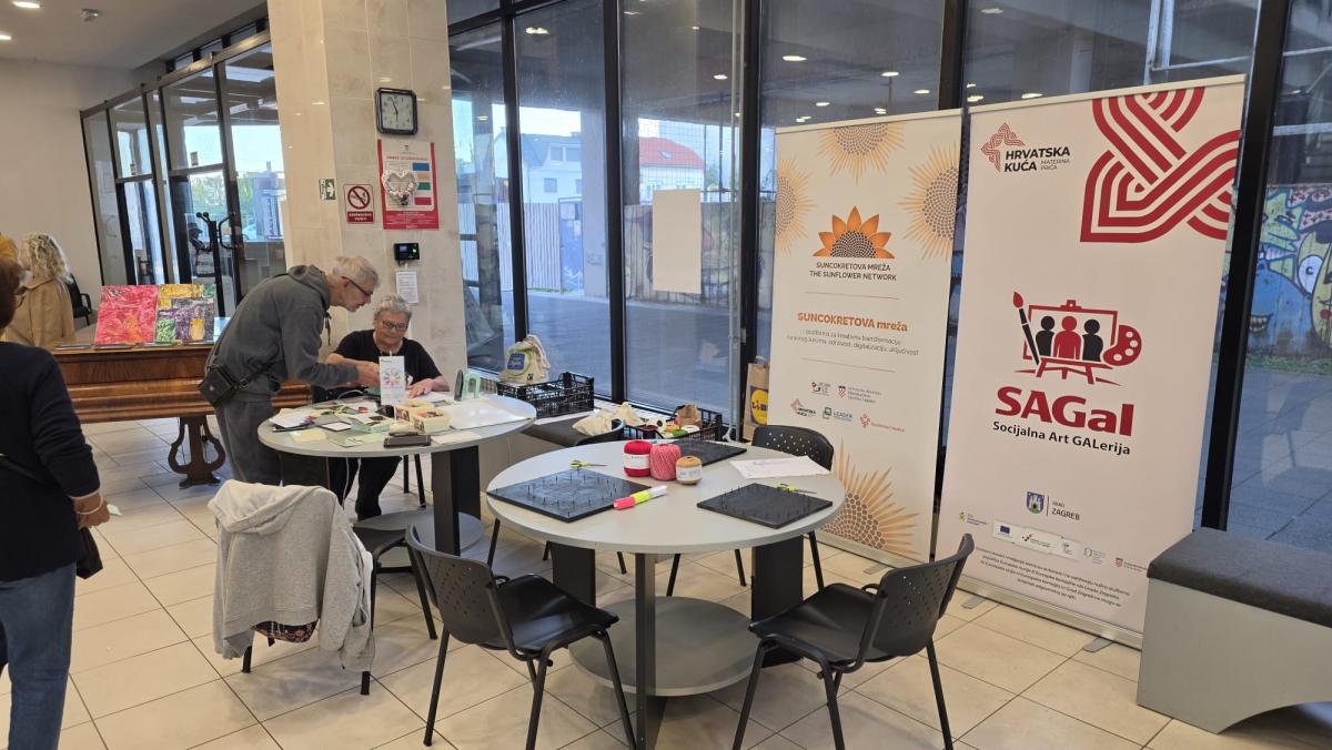 Hrvatska kuća „Materina priča” sudjelovala na Seniorskom performansu u Dubravi